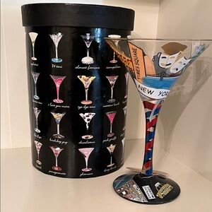 New York Lolita Martini Glass with Gift Box